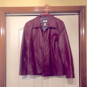 Leather Jacket Size XL
